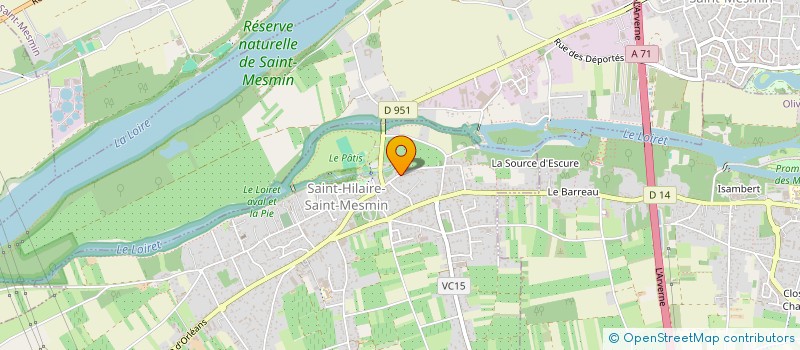 localisation de l'entreprise CHATEAUVIEUX à SAINT-HILAIRE-SAINT-MESMIN