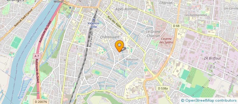 localisation de l'entreprise CHATEAUWATT à VALENCE