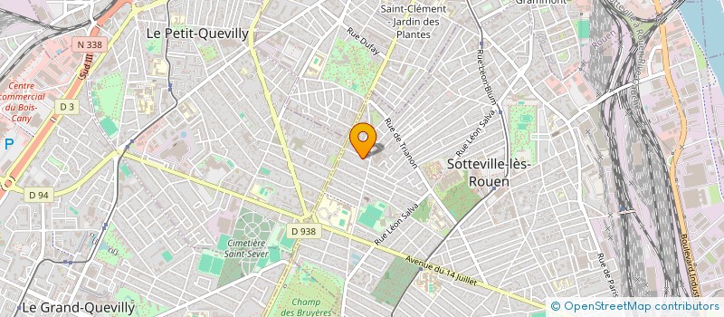 localisation de l'entreprise CHATEAUX  SOTTEVILLE-LES-ROUEN