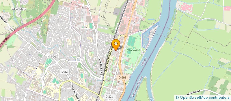 localisation de l'entreprise CHATEAUX ET MILLESIMES DE BOURGOGNE  MACON