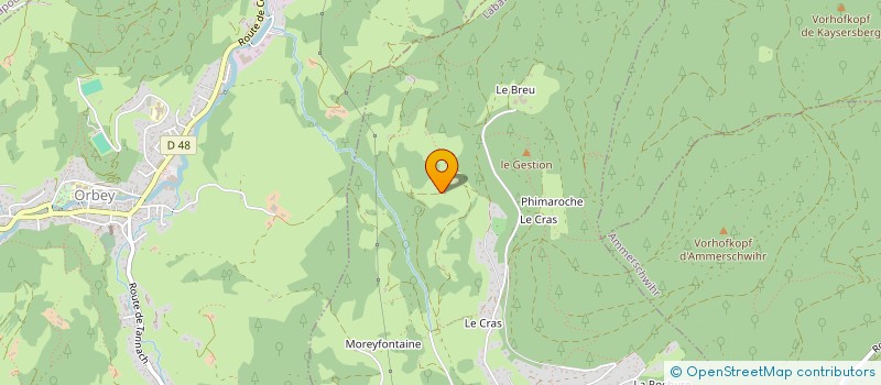 localisation de l'entreprise CHATEAUX ET PATRIMOINE D ALSACE  LABAROCHE