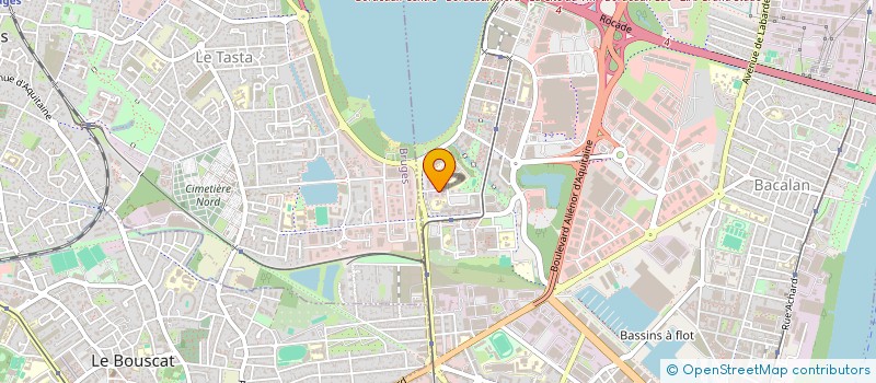 localisation de l'entreprise CHATEAUX ET VIGNOBLES DE FRANCE  BORDEAUX