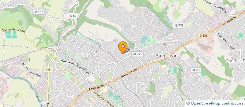 localisation de l'entreprise CHATECS à SAINT-JEAN