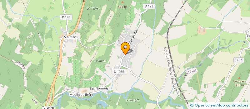 localisation de l'entreprise CHATEIGNER CORALIE  SELLIERES