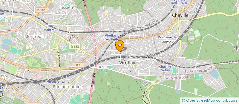 localisation de l'entreprise CHATEL 3 à VERSAILLES