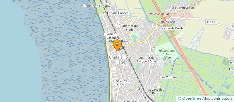 localisation de l'entreprise CHATEL à CHATELAILLON-PLAGE