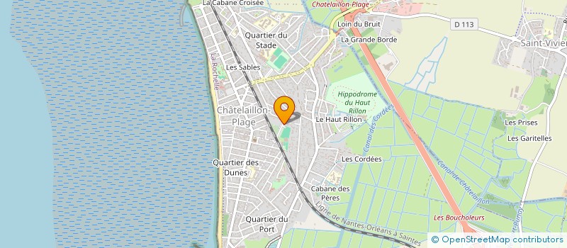 localisation de l'entreprise CHATEL BEACH STUDIO à CHATELAILLON-PLAGE