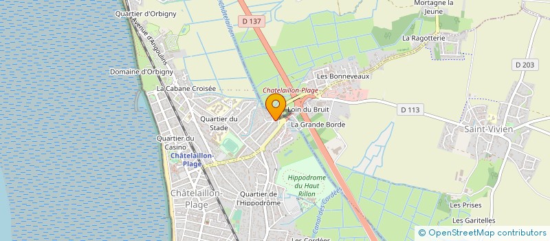 localisation de l'entreprise CHATEL COFFEE AND STORE à CHATELAILLON-PLAGE