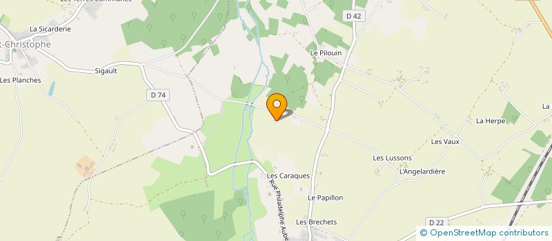 localisation de l'entreprise CHATEL COTE PLAGE  SAINT-GERVAIS-LES-TROIS-CLOCHERS