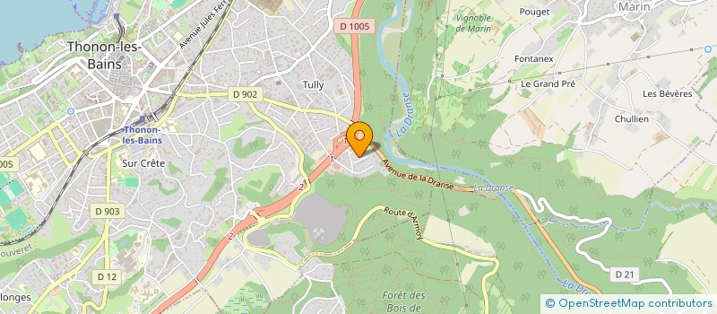 localisation de l'entreprise CHATEL KELLY à THONON-LES-BAINS