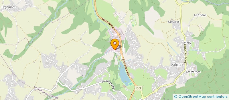 localisation de l'entreprise CHATEL NEGOCE  LA BALME-DE-SILLINGY