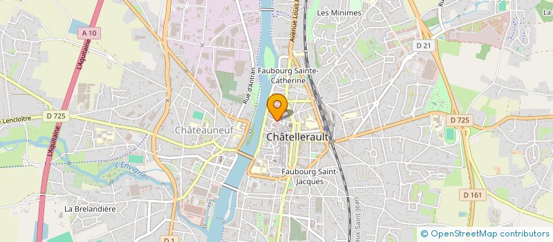 localisation de l'entreprise CHATEL'S MANGA  CHATELLERAULT