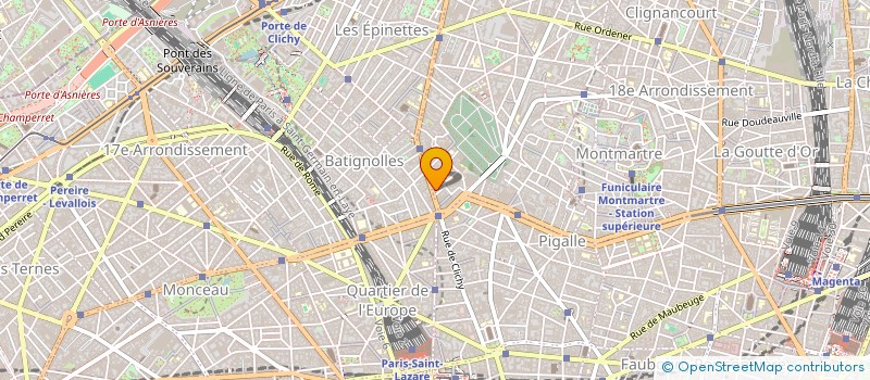 localisation de l'entreprise CHATEL SARL  PARIS