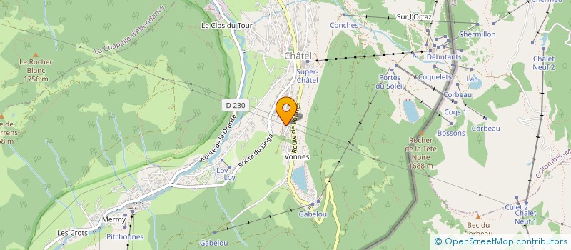 localisation de l'entreprise CHATEL TRANSFER à THONNANCE-LES-MOULINS