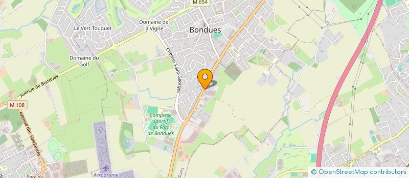 localisation de l'entreprise CHATELAIN  BONDUES