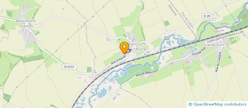 localisation de l'entreprise CHATELAIN  BEAUCOURT-SUR-L'ANCRE