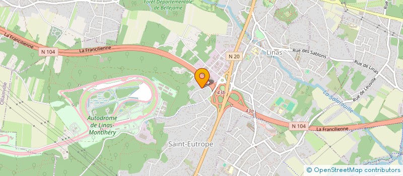 localisation de l'entreprise CHATELAIN à LINAS