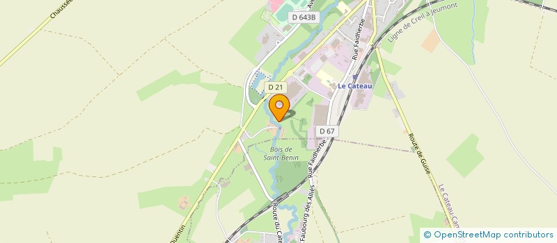 localisation de l'entreprise CHATELAIN DU PONT A CAPELLE à LE CATEAU CAMBRESIS