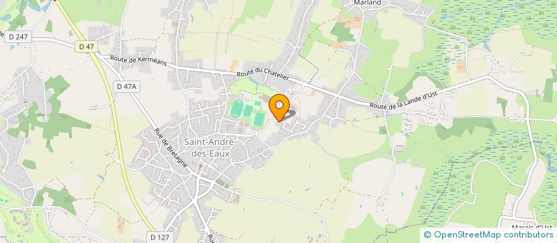 localisation de l'entreprise CHATELAIN INVESTISSEMENT  SAINT-ANDRE-DES-EAUX