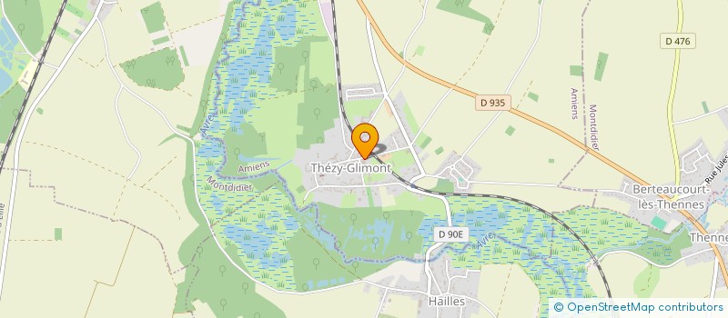 localisation de l'entreprise CHATELAIN MACHINES à THEZY-GLIMONT