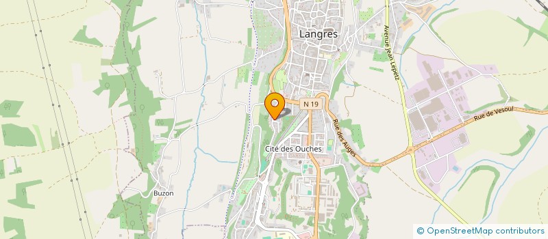 localisation de l'entreprise CHATELAIN MERESSE à LANGRES
