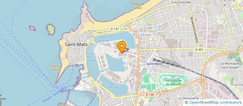 localisation de l'entreprise CHATELAIS LE GALL SARL  SAINT-MALO