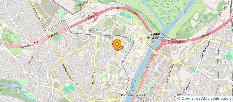 localisation de l'entreprise CHATELAIS LMNP E87 à ANGERS