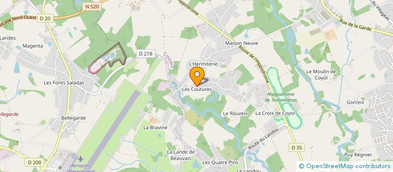 localisation de l'entreprise CHATELARD ASSOCIES  COUZEIX