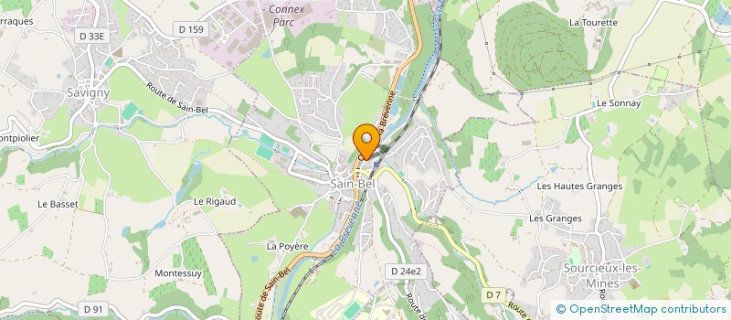 localisation de l'entreprise CHATELARDSYLVAIN  SAIN-BEL