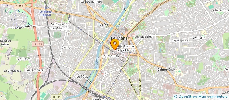 localisation de l'entreprise CHATELAUBE à LE MANS