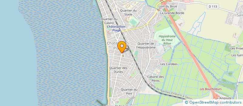 localisation de l'entreprise CHATELDISTRI à CHATELAILLON-PLAGE