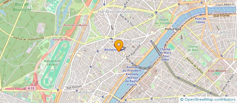 localisation de l'entreprise CHATELET 2002  PARIS