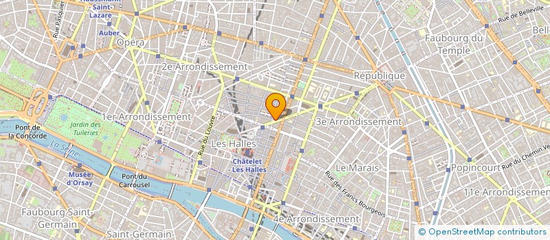 localisation de l'entreprise CHATELET à PARIS