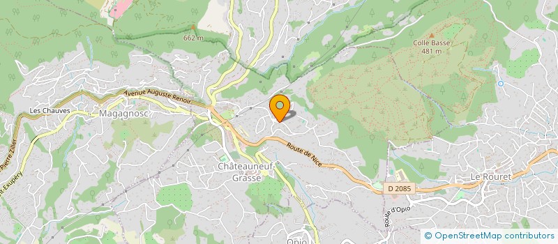 localisation de l'entreprise CHATELET DESCA  CHATEAUNEUF-GRASSE