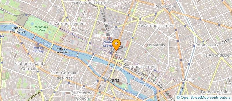 localisation de l'entreprise CHATELET FORMATION  PARIS