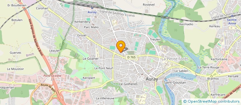 localisation de l'entreprise CHATELET - VANNIER à AURAY