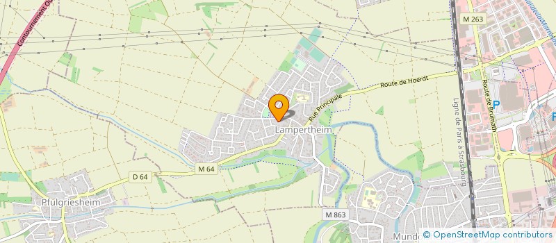 localisation de l'entreprise CHATELIER DISTRIBUTION  LAMPERTHEIM