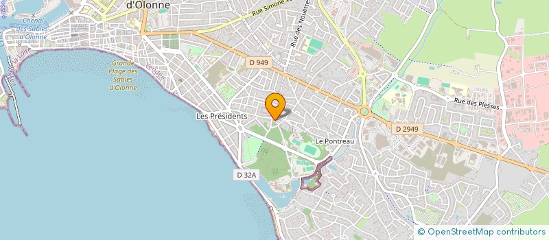 localisation de l'entreprise CHATELIMMO à LES SABLES D'OLONNE