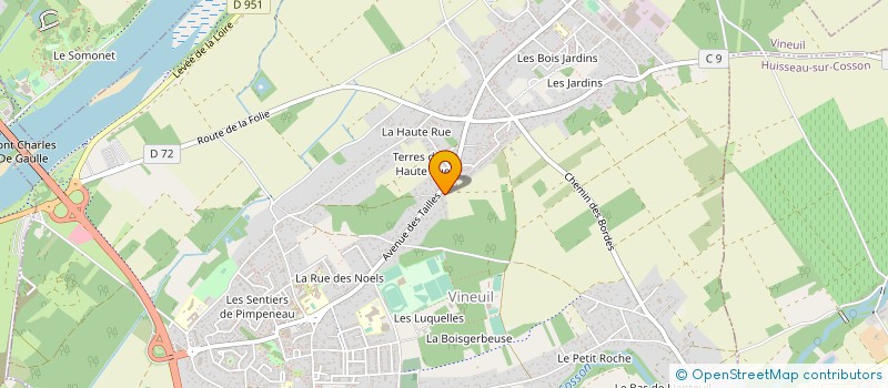 localisation de l'entreprise CHATELIN MICHEL  VINEUIL