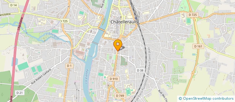 localisation de l'entreprise CHATELLERAULT à CHATELLERAULT