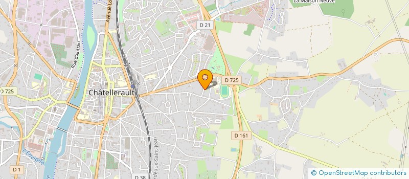 localisation de l'entreprise CHATELLERAULT BOXE FRANCAISE à CHATELLERAULT