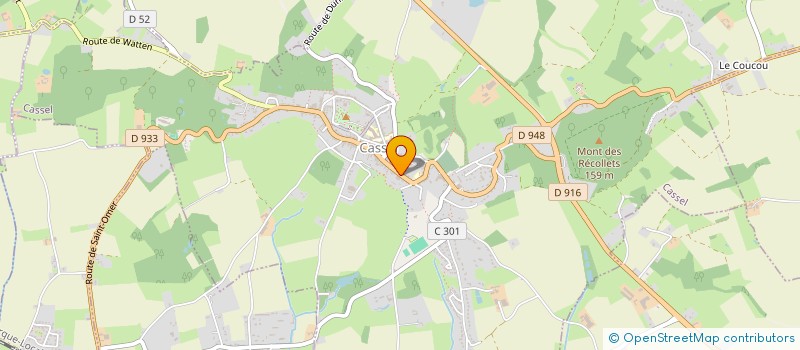 localisation de l'entreprise CHATELLERIE DE SCHOEBEQUE  CASSEL