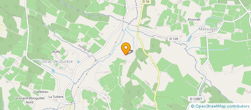 localisation de l'entreprise CHATELU  PELLEGRUE