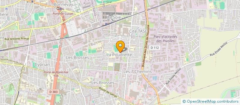 localisation de l'entreprise CHATELUX-FINANCE à VAULX-EN-VELIN