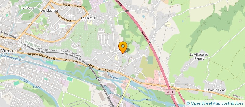 localisation de l'entreprise CHATENAY  VIERZON