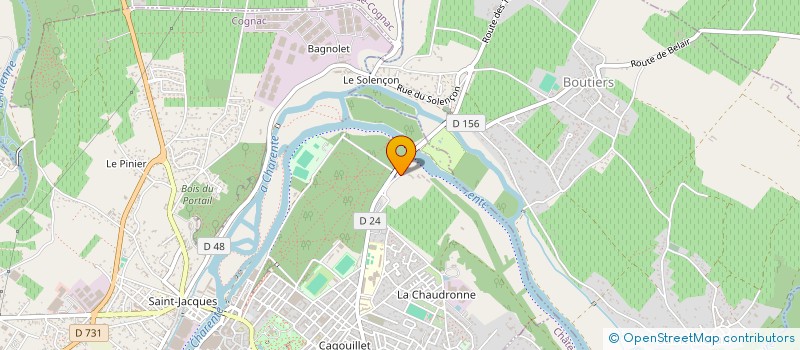 localisation de l'entreprise CHATENAY AND CO à COGNAC