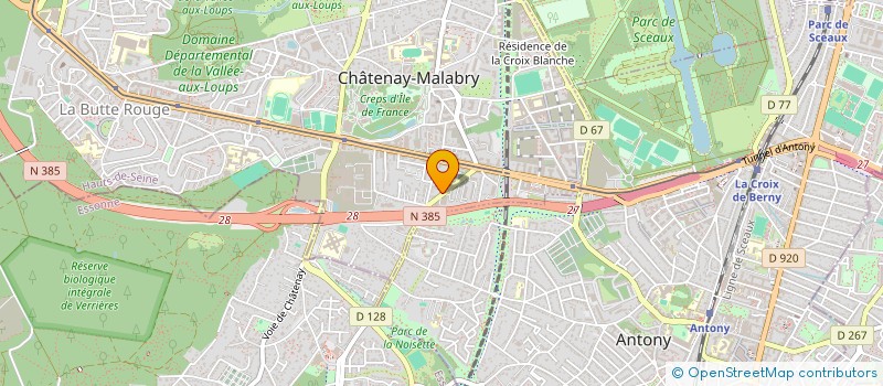 localisation de l'entreprise CHATENAY AUTOMOBILES à CHATENAY-MALABRY
