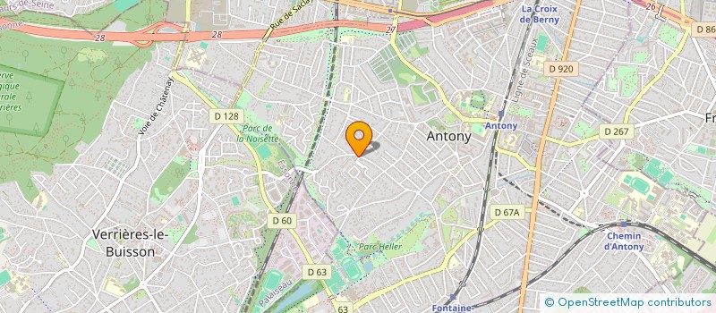 localisation de l'entreprise CHATENAY-MALABRY PENTATHLON MODERNE à ANTONY