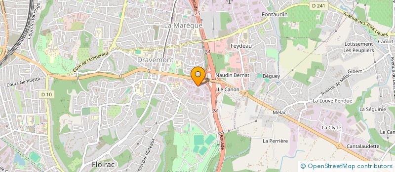 localisation de l'entreprise CHATENET à FLOIRAC