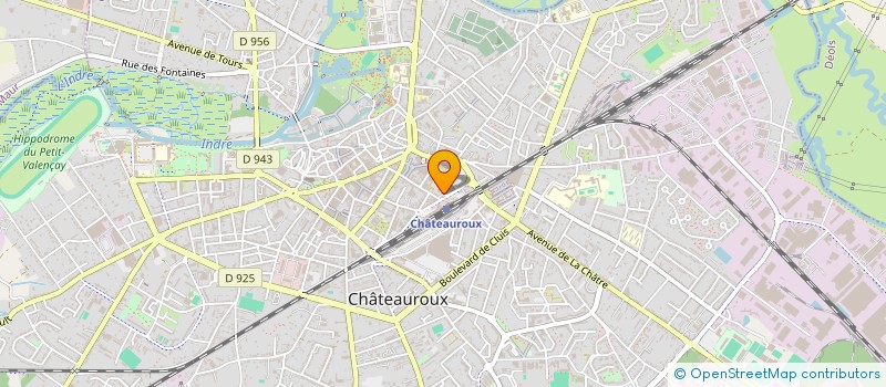 localisation de l'entreprise CHATENO à CHATEAUROUX